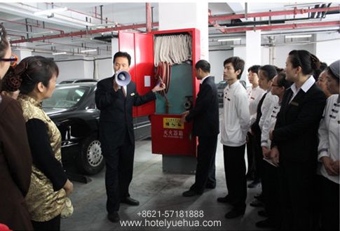 上海悦华大酒店-上海悦华大酒店2012年消防实地演习
